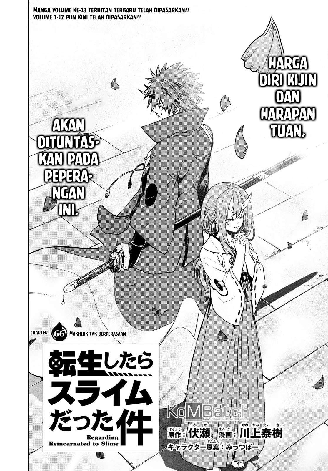 Tensei Shitara Slime Datta Ken Chapter 66 Bahasa Indonesia