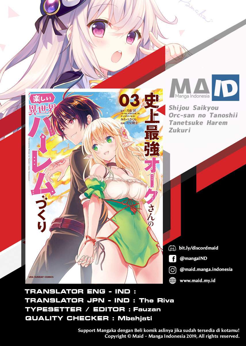 Shijou Saikyou Orc-san no Tanoshii Tanetsuke Harem Zukuri Chapter 26 Bahasa Indonesia