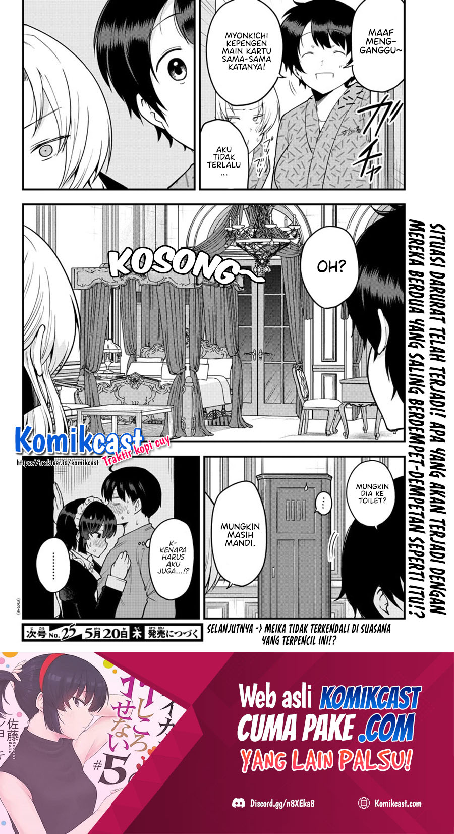 Meika-san Can’t Conceal Her Emotions Chapter 65. Bahasa Indonesia