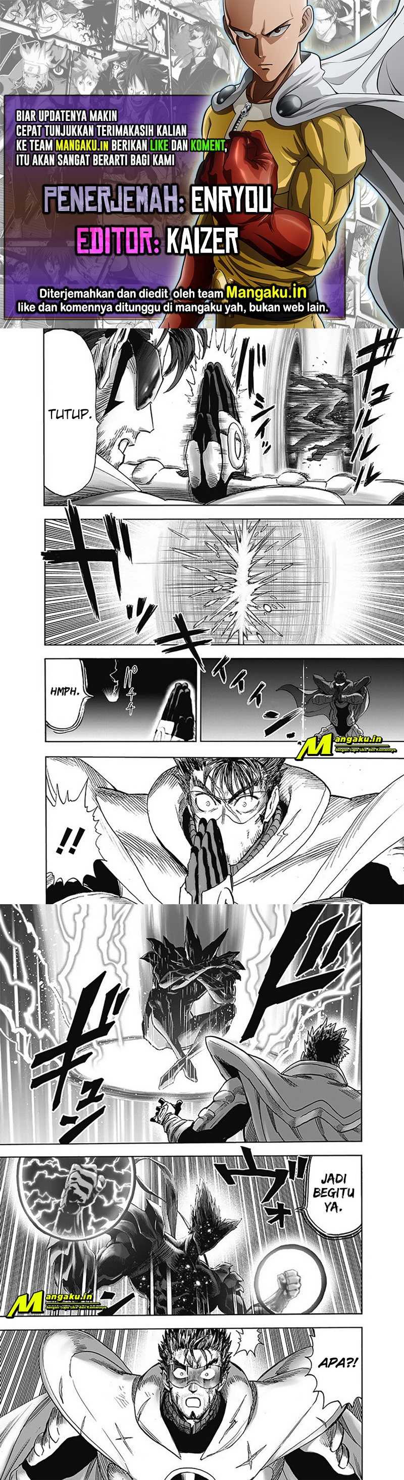 One Punch-Man Chapter 216.2 Bahasa Indonesia