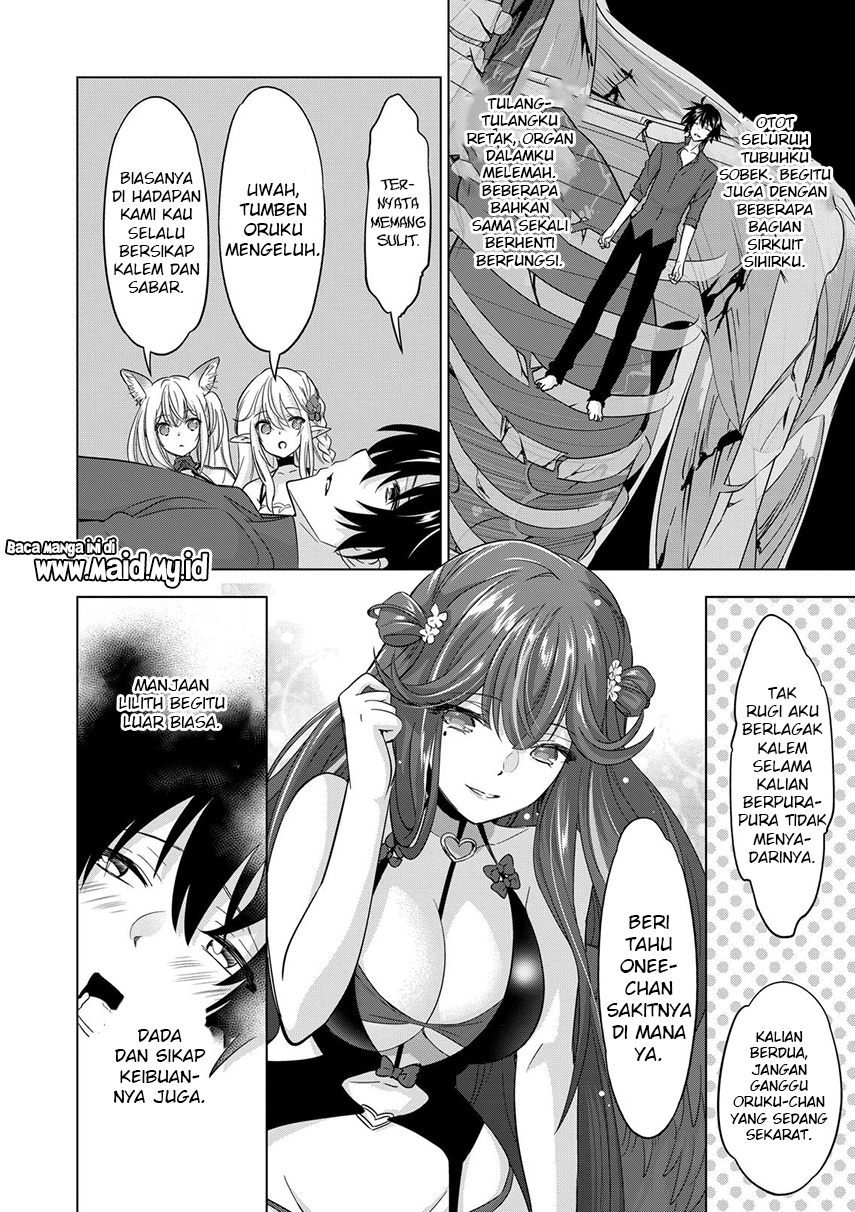 Shijou Saikyou Orc-san no Tanoshii Tanetsuke Harem Zukuri Chapter 79 Bahasa Indonesia