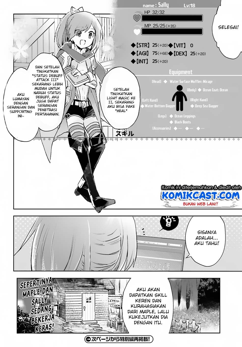 Itai no wa Iya nanode Bougyo-Ryoku ni Kyokufuri Shitai to Omoimasu Chapter 08 Bahasa Indonesia