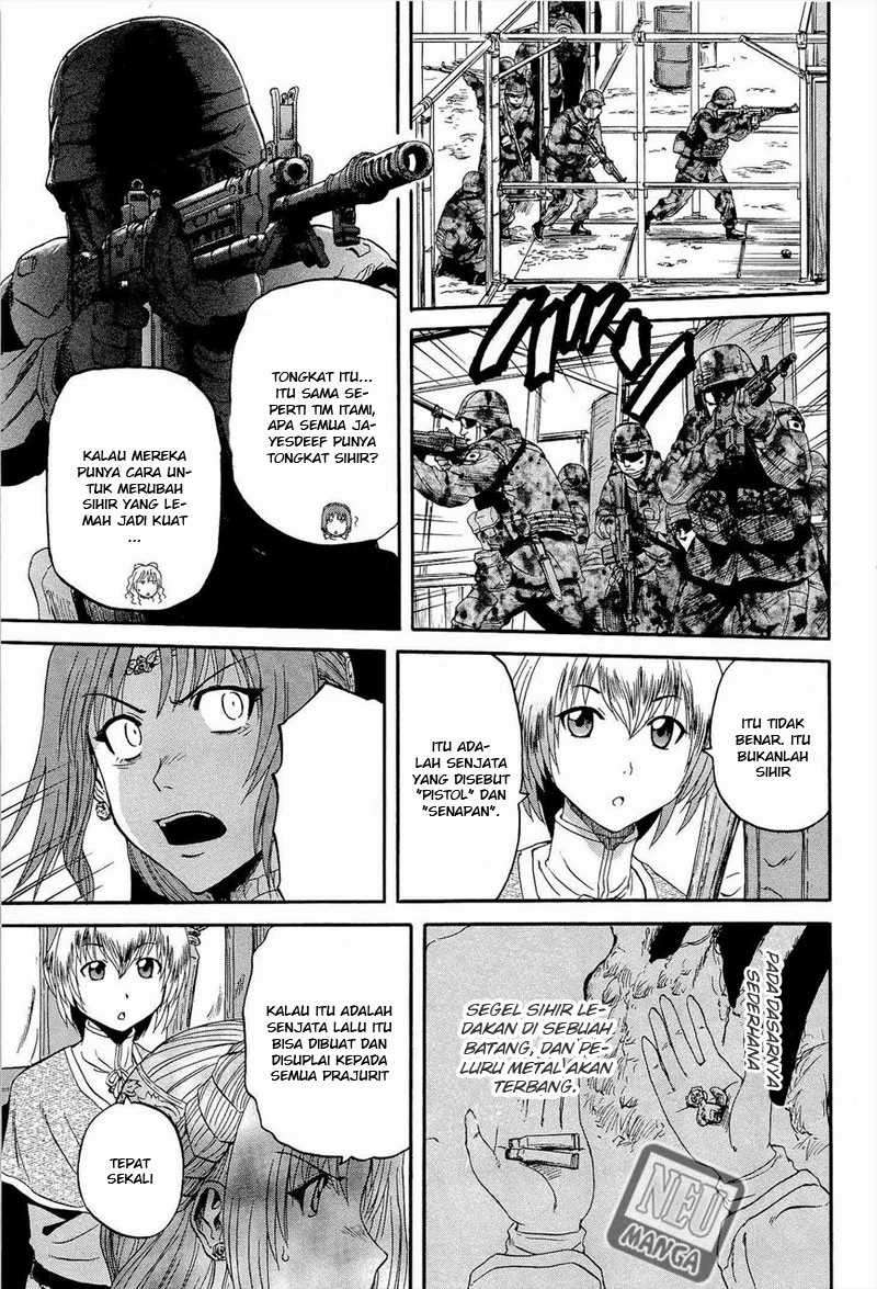 Gate – Jietai Kare no Chi nite, Kaku Tatakeri Chapter 15 Bahasa Indonesia