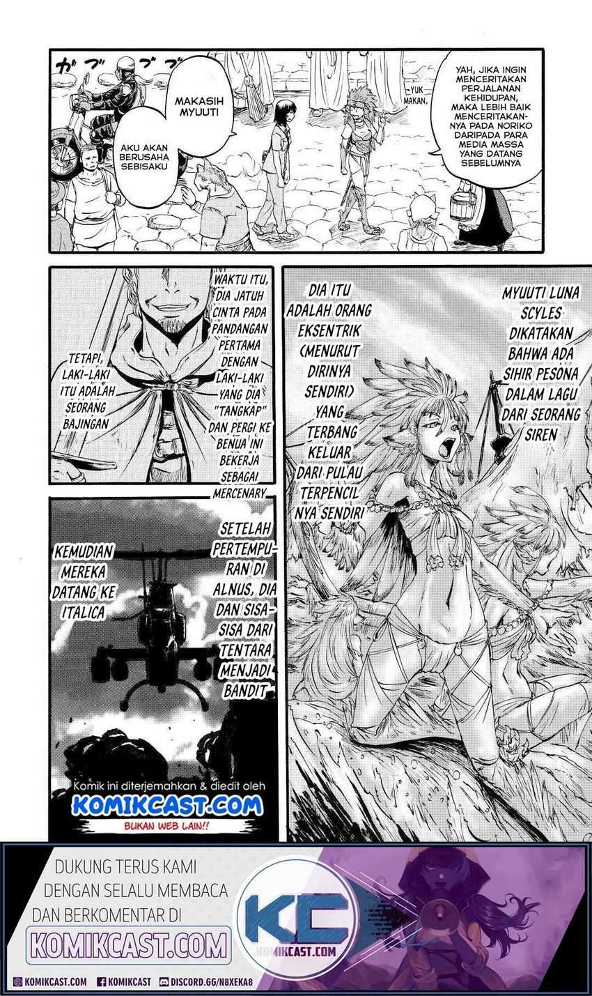 Gate – Jietai Kare no Chi nite, Kaku Tatakeri Chapter 99.5 Bahasa Indonesia