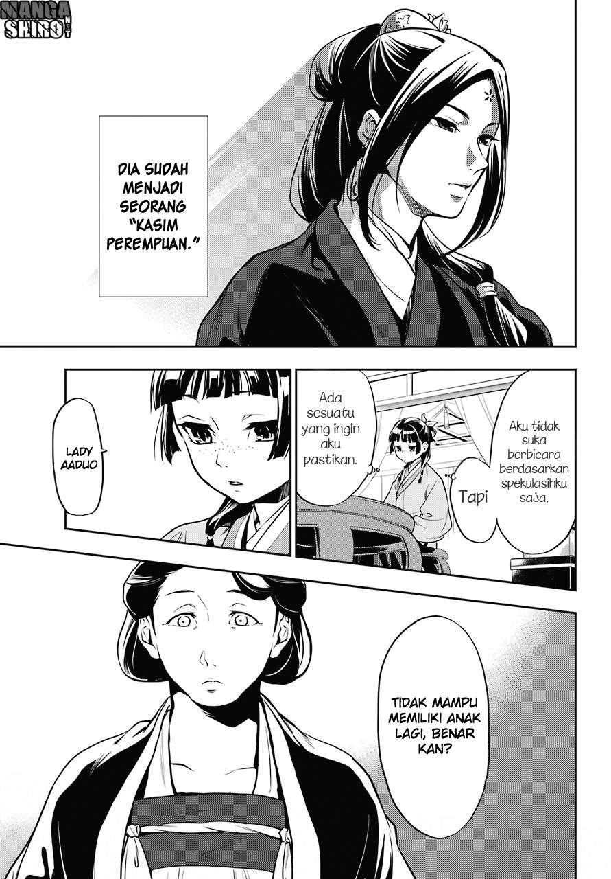 Kusuriya no Hitorigoto Chapter 17 Bahasa Indonesia