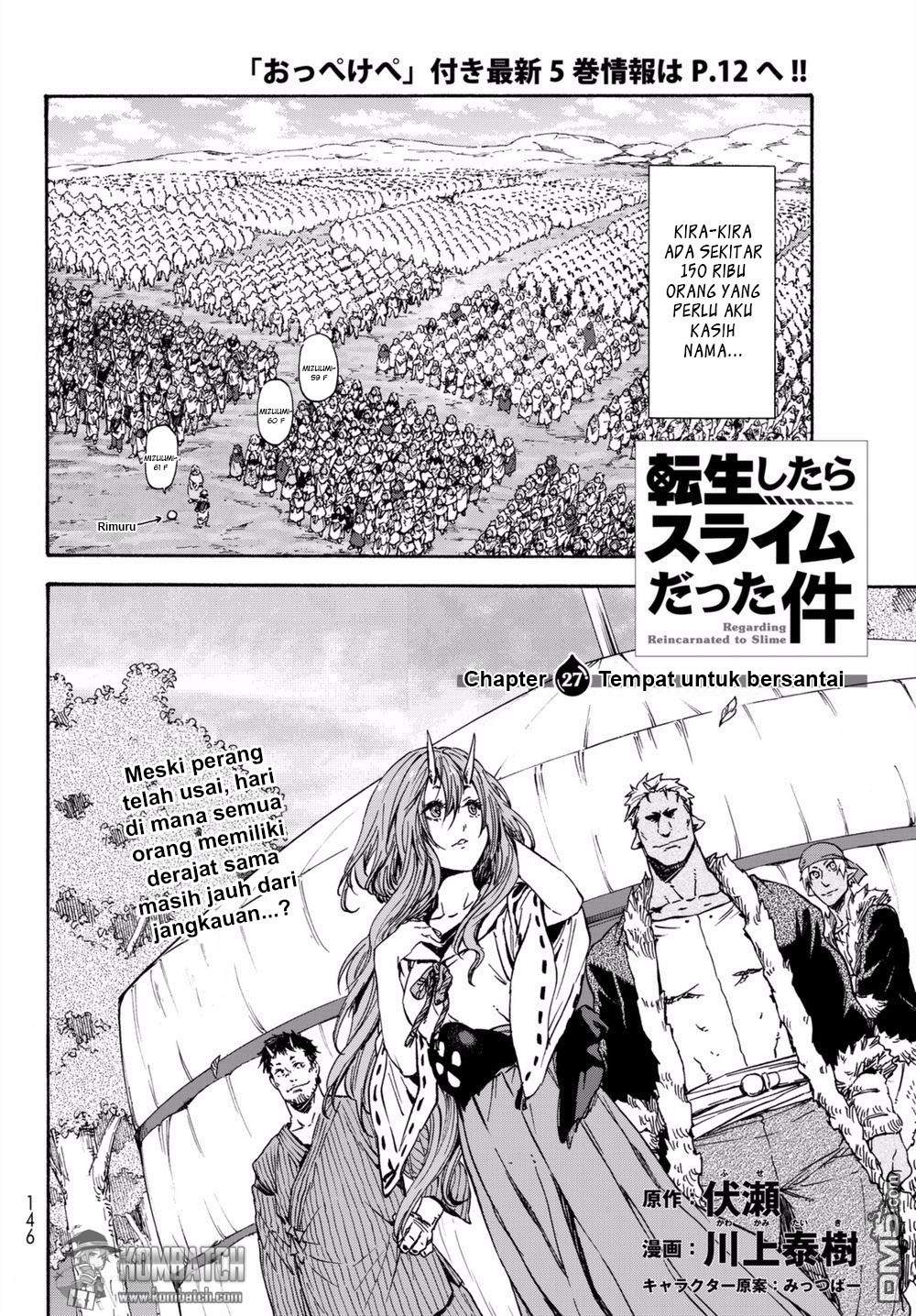 Tensei Shitara Slime Datta Ken Chapter 27 Bahasa Indonesia