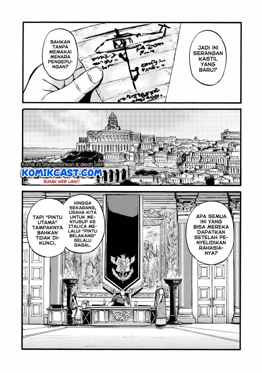 Gate – Jietai Kare no Chi nite, Kaku Tatakeri Chapter 113 Bahasa Indonesia