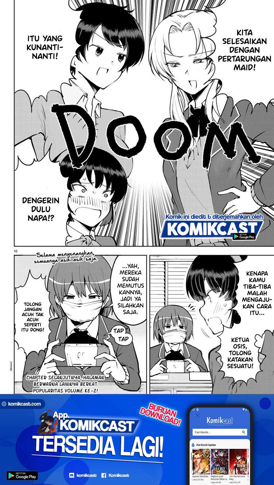 Meika-san Can’t Conceal Her Emotions Chapter 31 Bahasa Indonesia