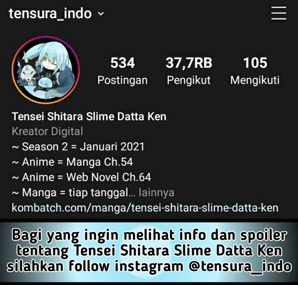 Tensei Shitara Slime Datta Ken Chapter 74 Bahasa Indonesia