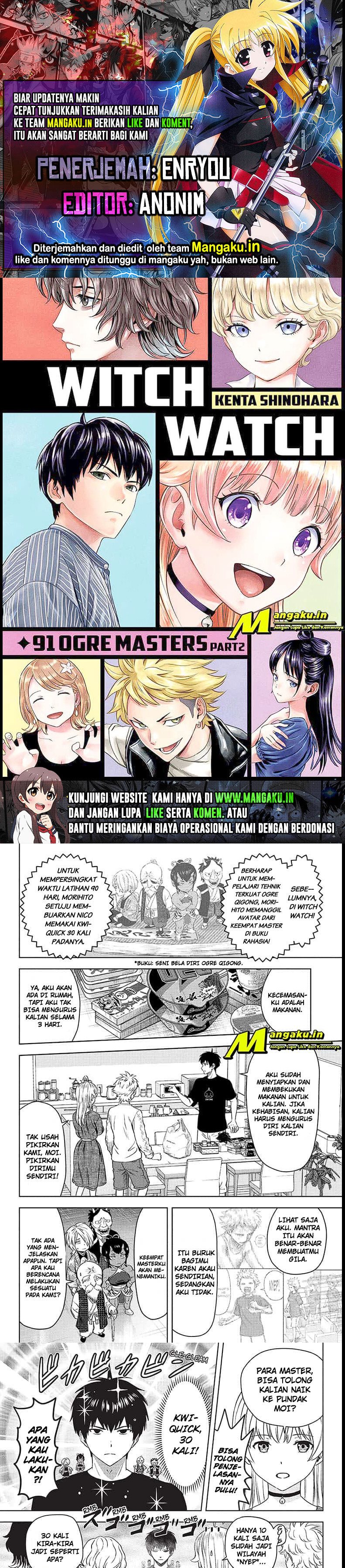 Witch Watch Chapter 91 Bahasa Indonesia