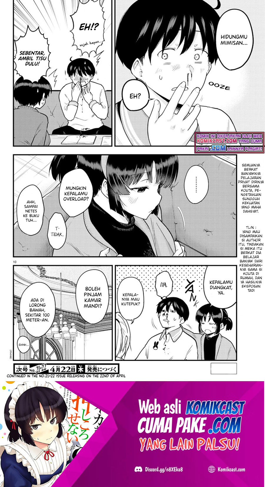 Meika-san Can’t Conceal Her Emotions Chapter 52 Bahasa Indonesia