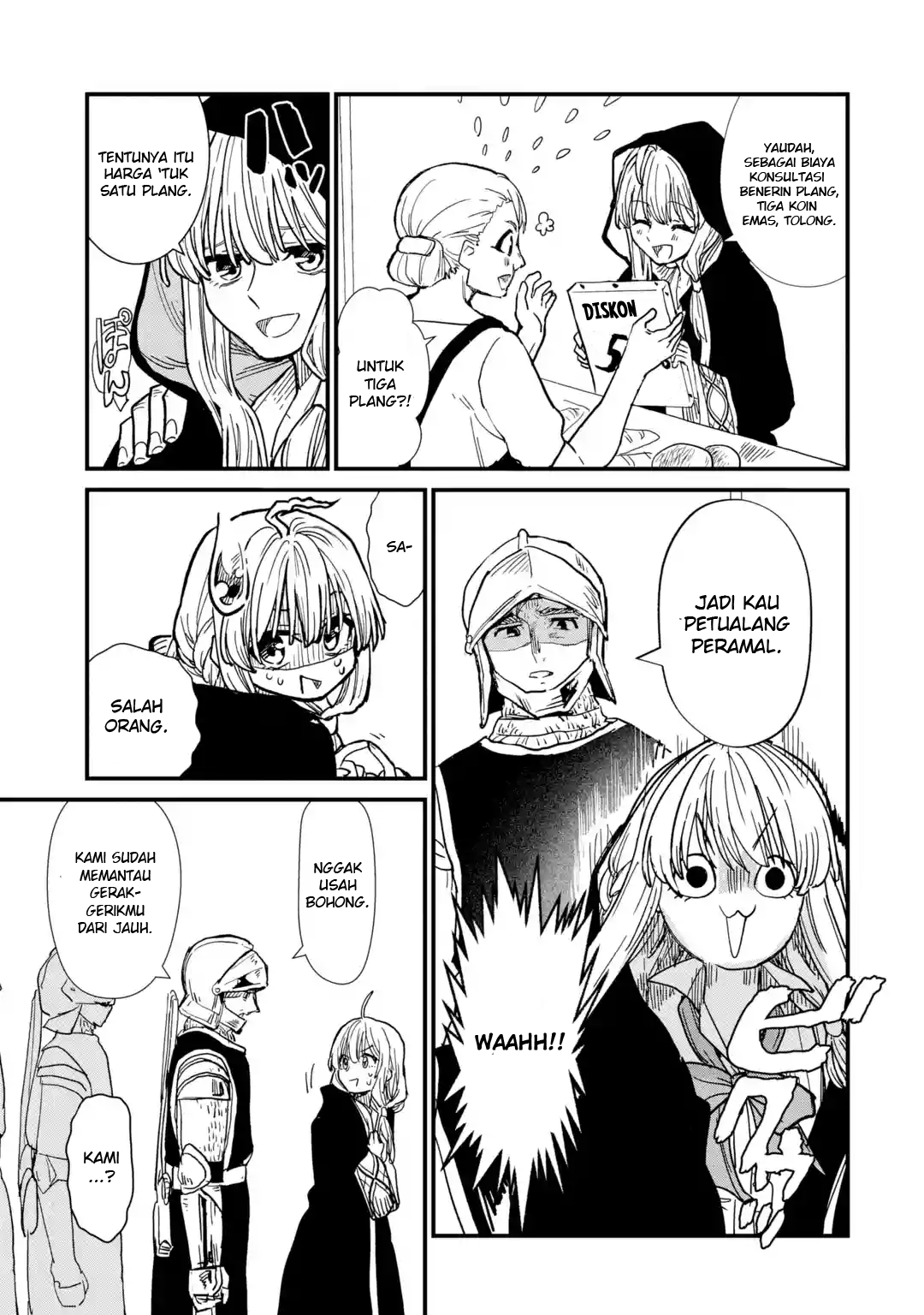 Majo no Tabitabi Chapter 3 Bahasa Indonesia