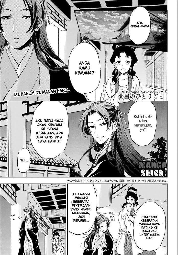 Kusuriya no Hitorigoto Chapter 03 Bahasa Indonesia