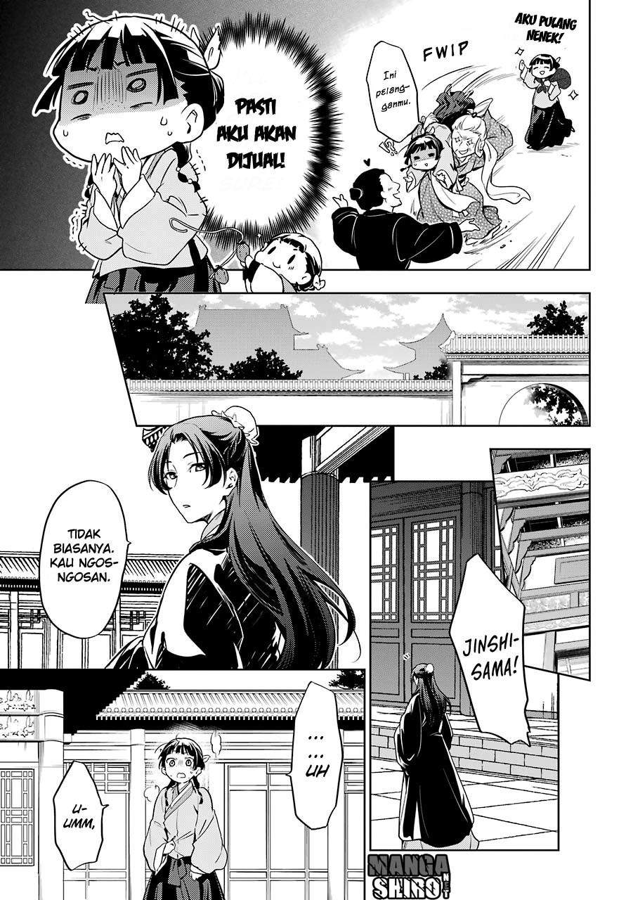 Kusuriya no Hitorigoto Chapter 19 Bahasa Indonesia