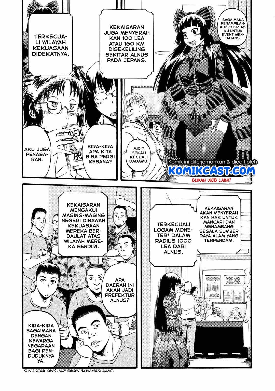 Gate – Jietai Kare no Chi nite, Kaku Tatakeri Chapter 112 Bahasa Indonesia