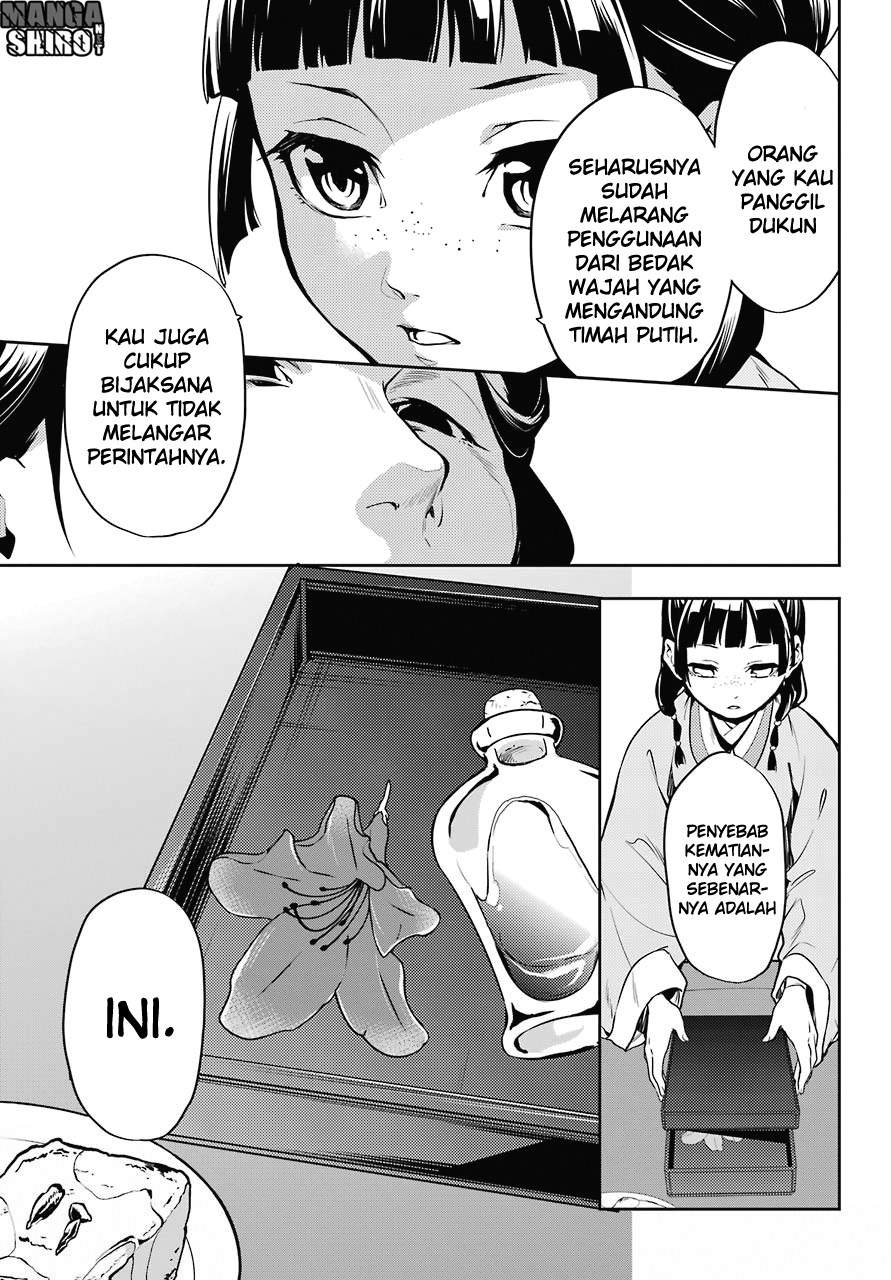 Kusuriya no Hitorigoto Chapter 17 Bahasa Indonesia