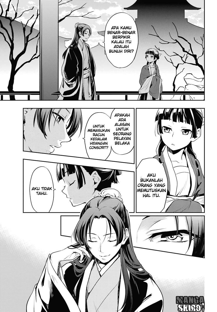 Kusuriya no Hitorigoto Chapter 15 Bahasa Indonesia