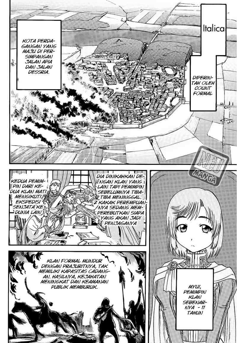 Gate – Jietai Kare no Chi nite, Kaku Tatakeri Chapter 9 Bahasa Indonesia