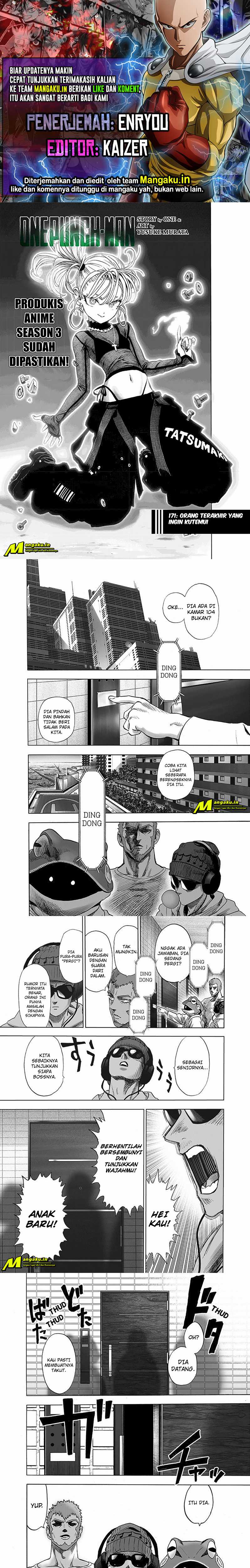 One Punch-Man Chapter 221 Bahasa Indonesia
