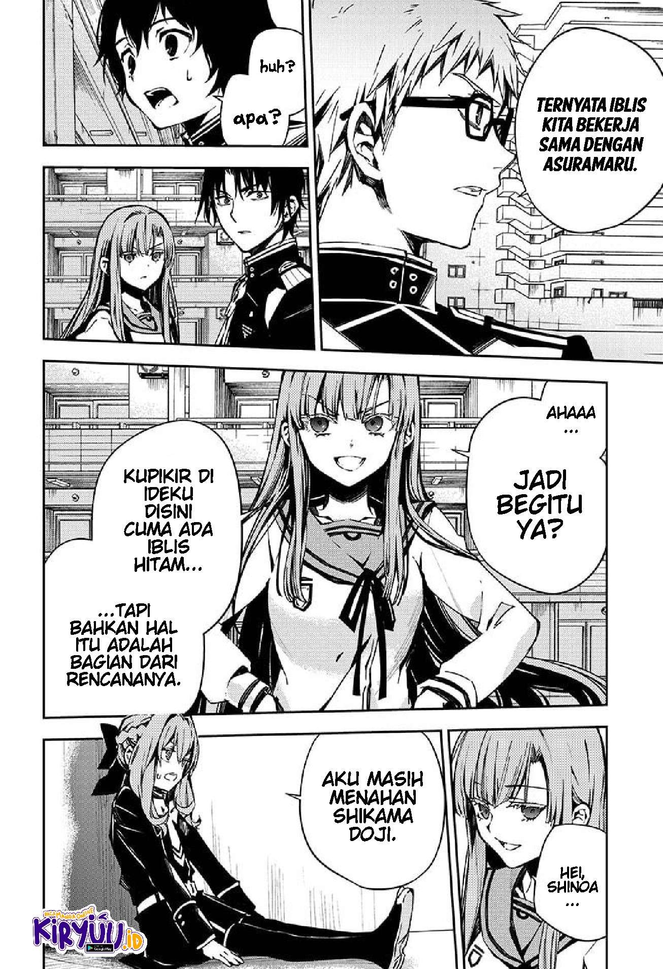 Owari no Seraph Chapter 102 Bahasa Indonesia