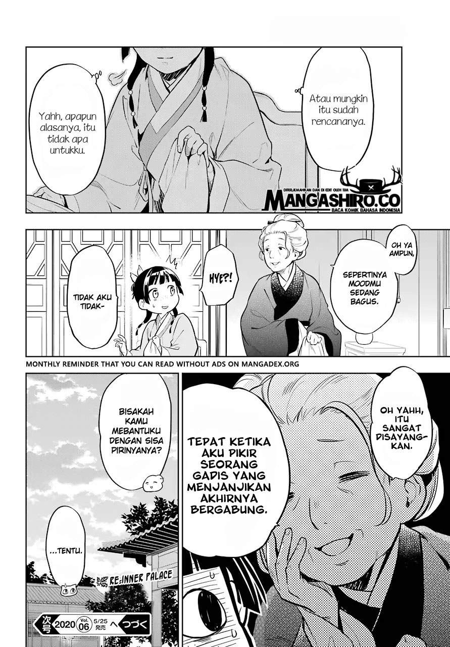 Kusuriya no Hitorigoto Chapter 34 Bahasa Indonesia