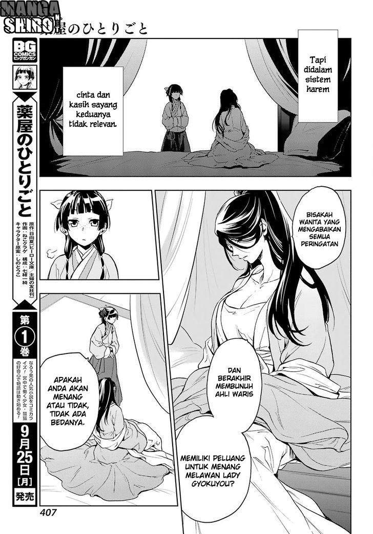 Kusuriya no Hitorigoto Chapter 05 Bahasa Indonesia