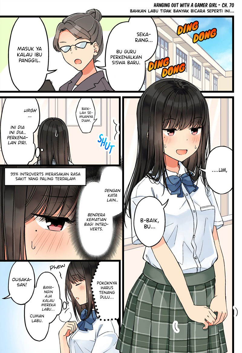 Hanging Out with a Gamer Girl Chapter 70 Bahasa Indonesia