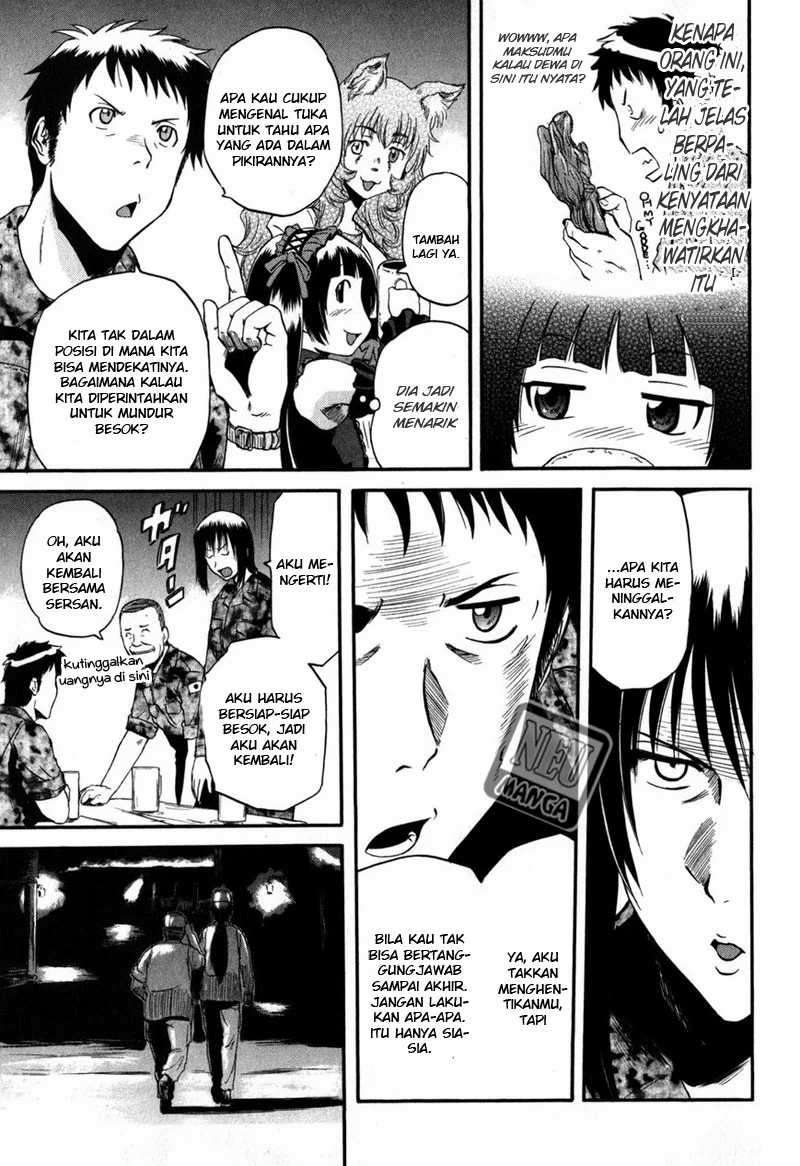 Gate – Jietai Kare no Chi nite, Kaku Tatakeri Chapter 25 Bahasa Indonesia