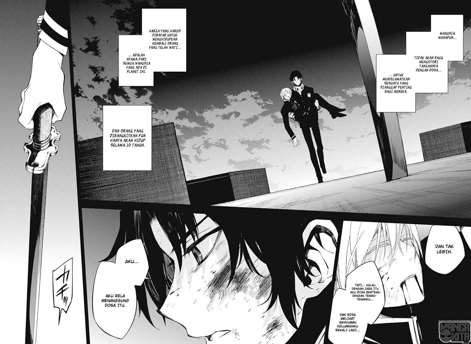 Owari no Seraph Chapter 54 Bahasa Indonesia