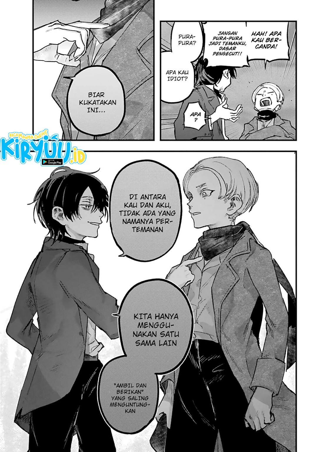 Akai Kiri no Naka kara Chapter 14.2 Bahasa Indonesia