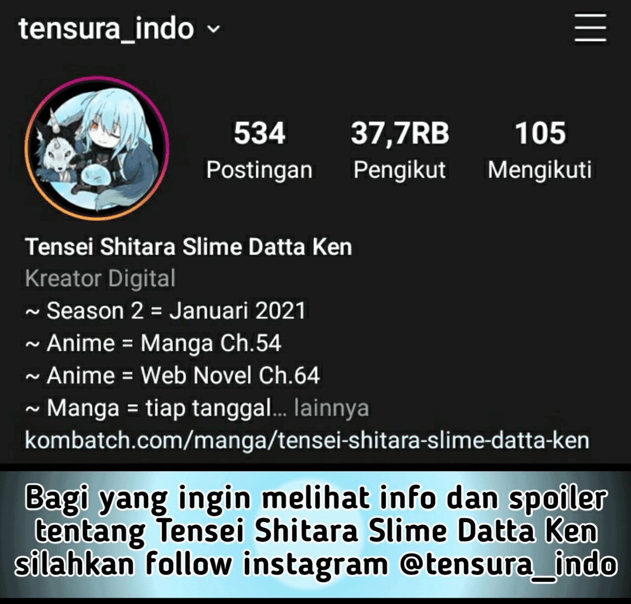 Tensei Shitara Slime Datta Ken Chapter 73 Bahasa Indonesia