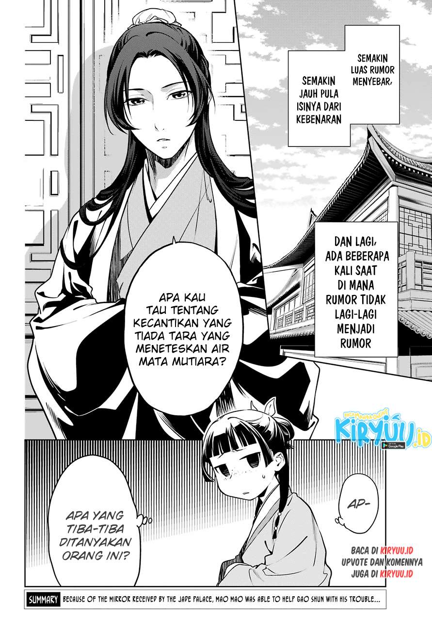 Kusuriya no Hitorigoto Chapter 47 Bahasa Indonesia