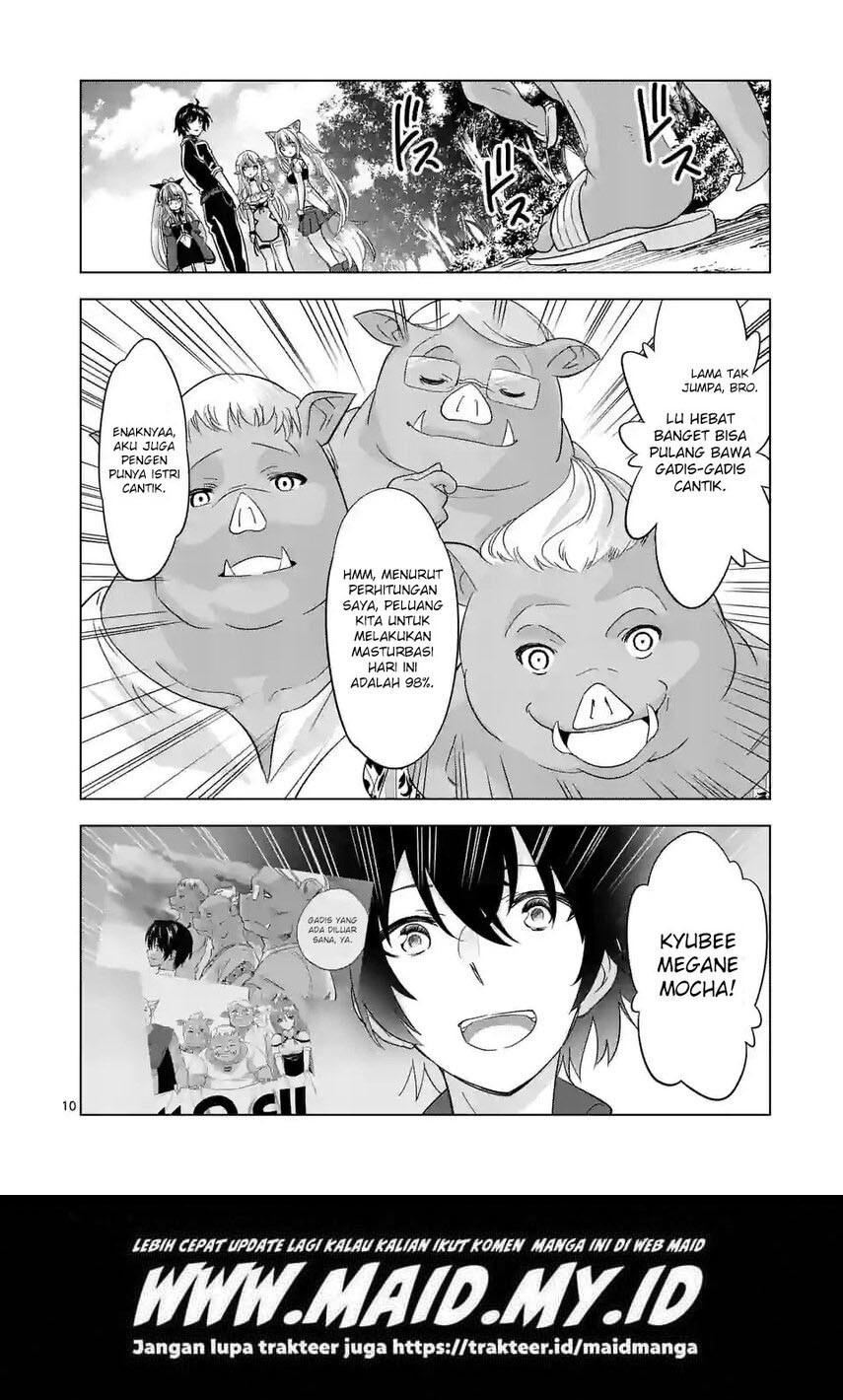 Shijou Saikyou Orc-san no Tanoshii Tanetsuke Harem Zukuri Chapter 91 Bahasa Indonesia