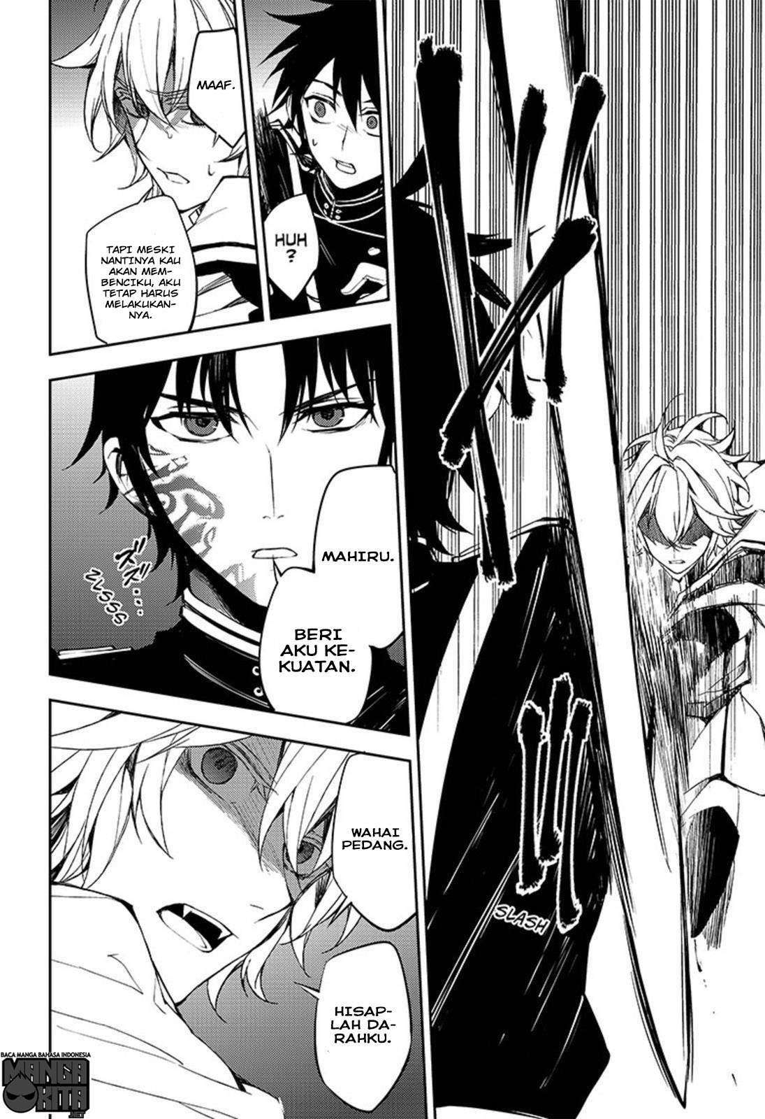 Owari no Seraph Chapter 58 Bahasa Indonesia