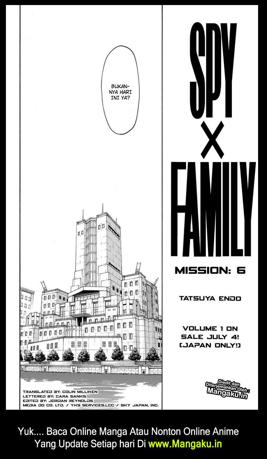 Spy X Family Chapter 06 Bahasa Indonesia