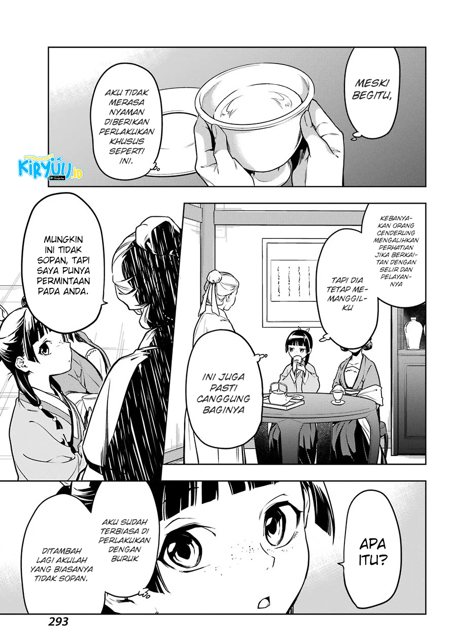 Kusuriya no Hitorigoto Chapter 50 Bahasa Indonesia