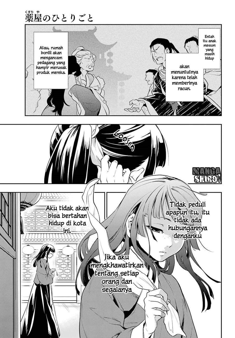 Kusuriya no Hitorigoto Chapter 12 Bahasa Indonesia