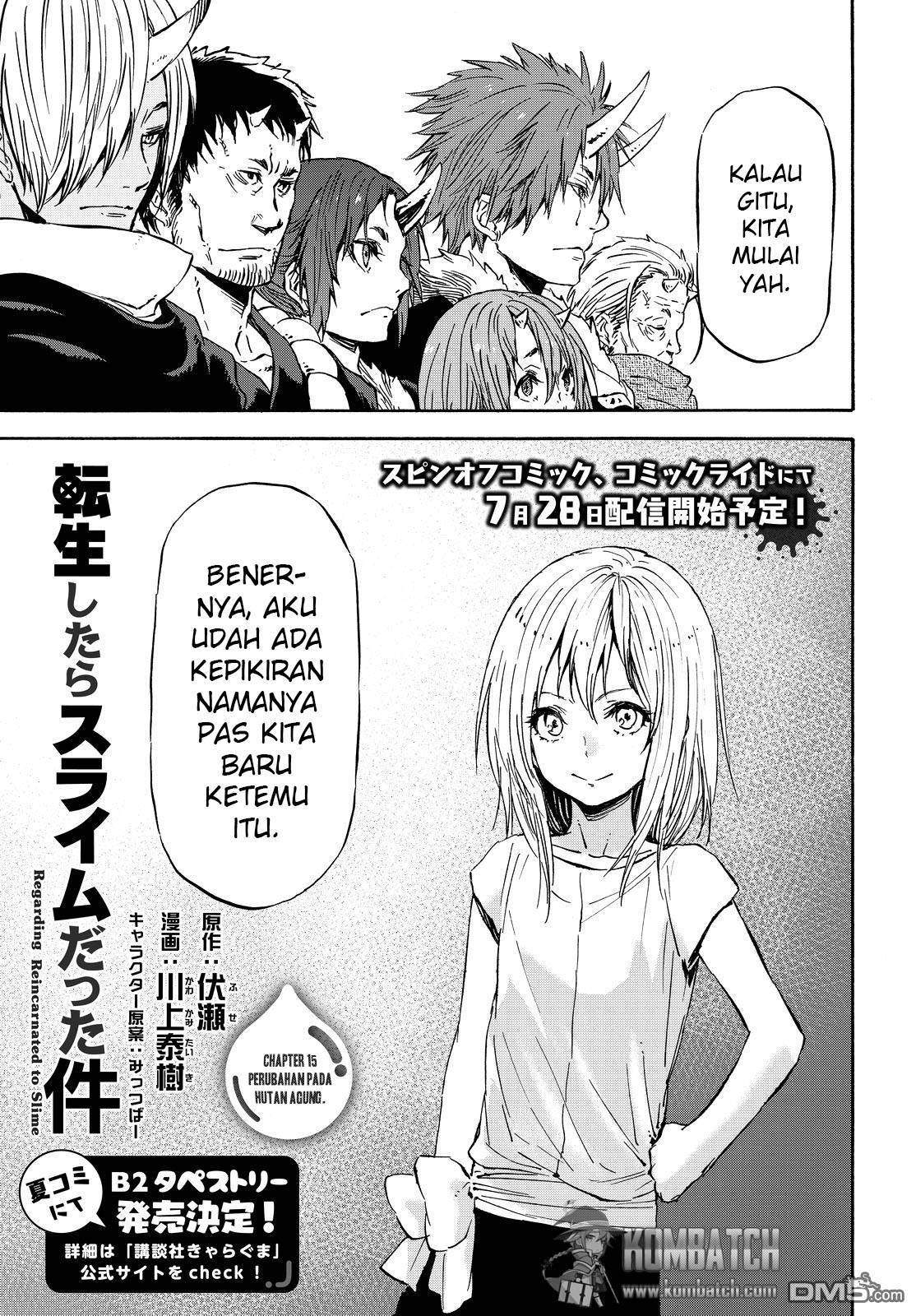 Tensei Shitara Slime Datta Ken Chapter 15 Bahasa Indonesia