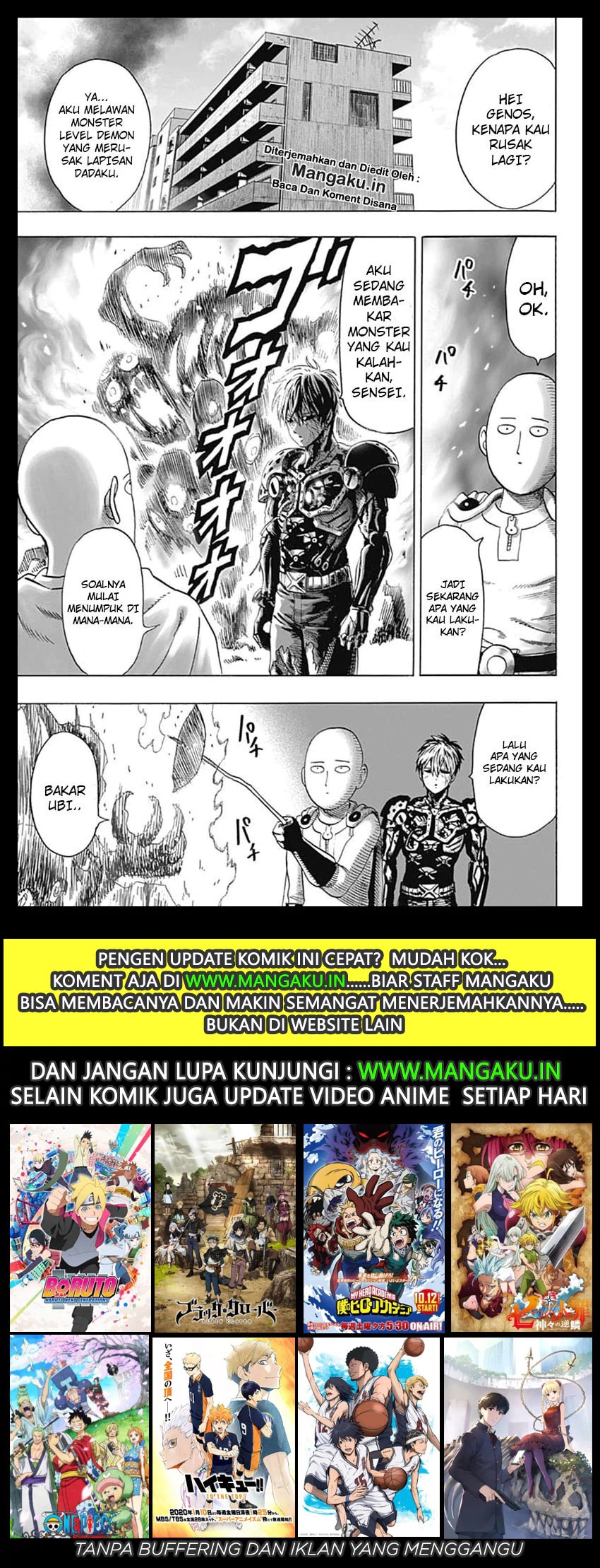 One Punch-Man Chapter 173.5 Bahasa Indonesia