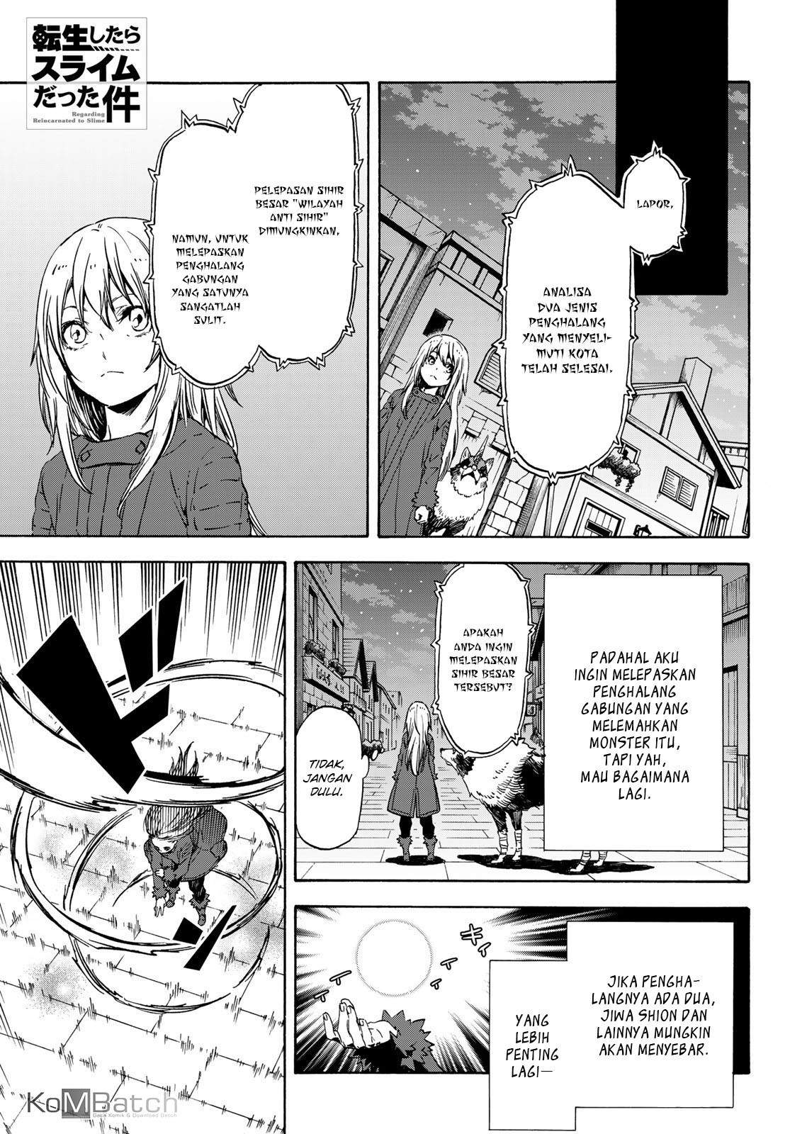 Tensei Shitara Slime Datta Ken Chapter 61 Bahasa Indonesia