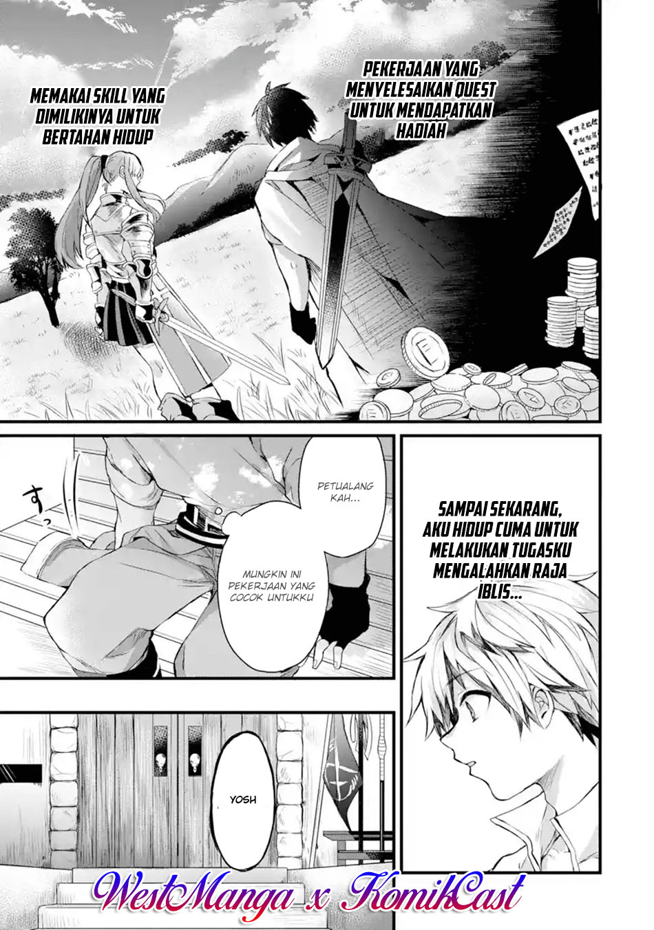 Yuusha Party wo Tsuihou Sareta Beast Tamer Saikyou Shuzoku Nekomimi Shojo to Deau Chapter 01.1 Bahasa Indonesia