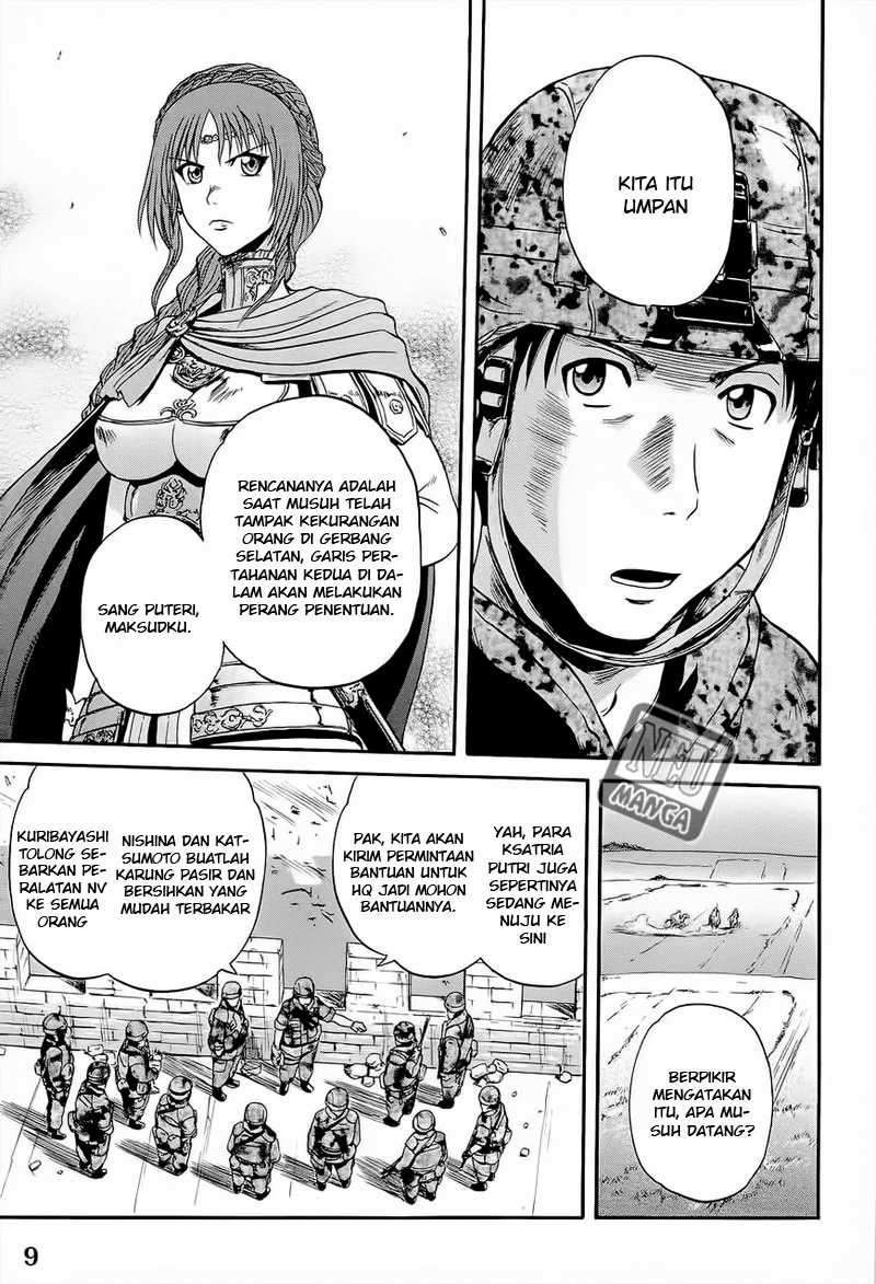 Gate – Jietai Kare no Chi nite, Kaku Tatakeri Chapter 10 Bahasa Indonesia