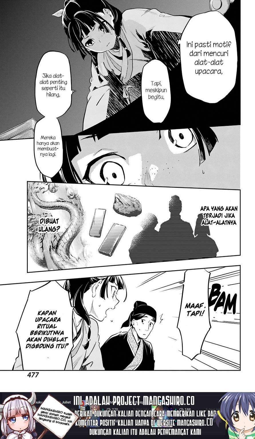 Kusuriya no Hitorigoto Chapter 32 Bahasa Indonesia