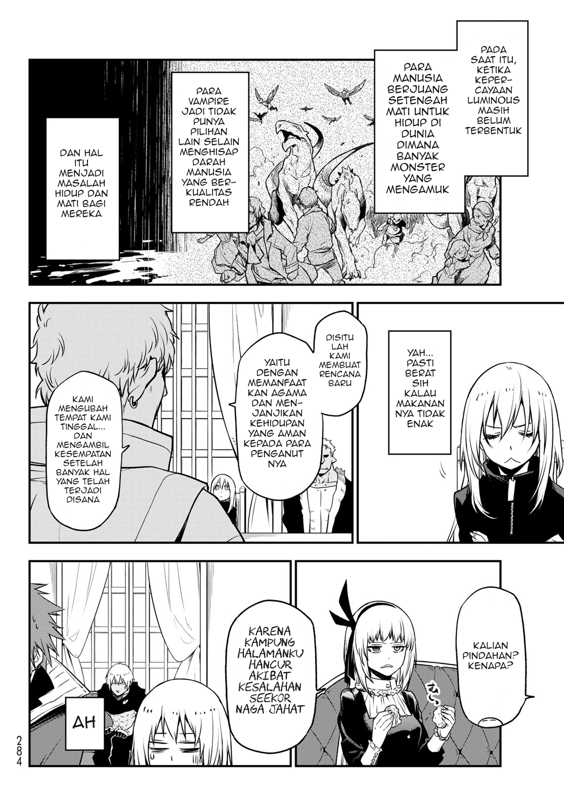 Tensei Shitara Slime Datta Ken Chapter 100 Bahasa Indonesia