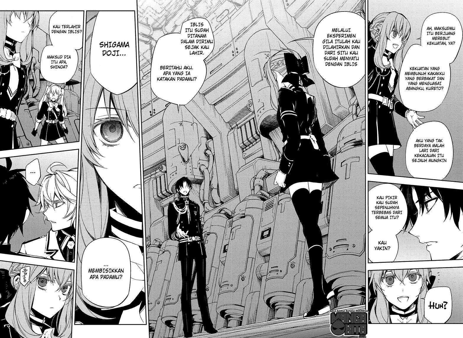 Owari no Seraph Chapter 57 Bahasa Indonesia