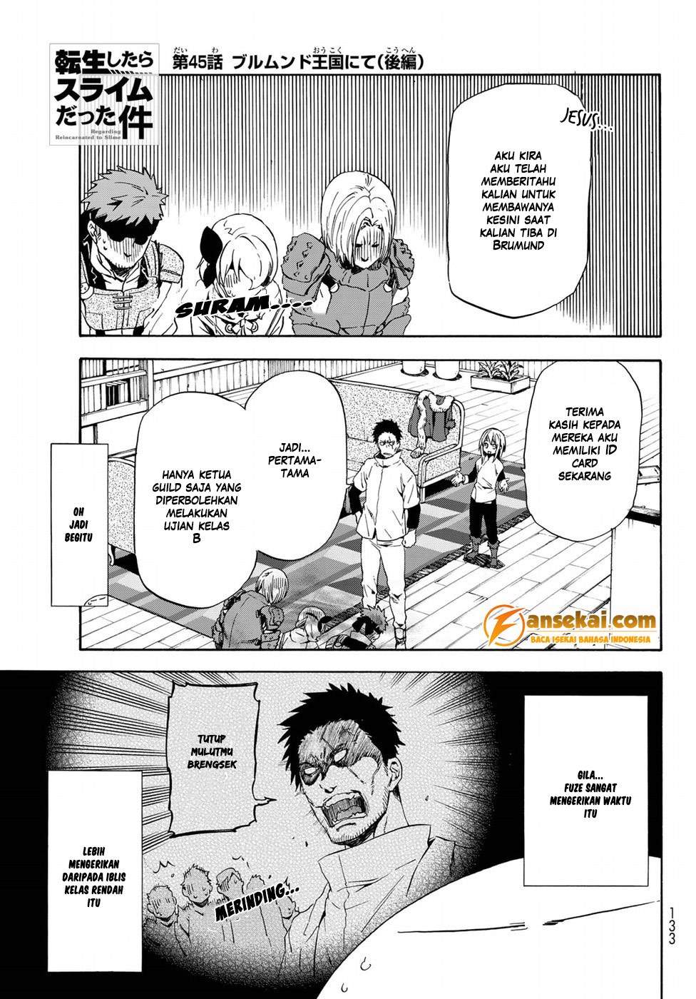 Tensei Shitara Slime Datta Ken Chapter 45 Bahasa Indonesia