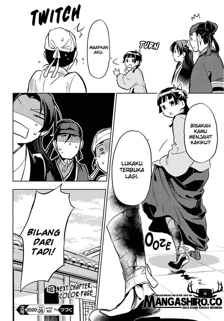 Kusuriya no Hitorigoto Chapter 33 Bahasa Indonesia