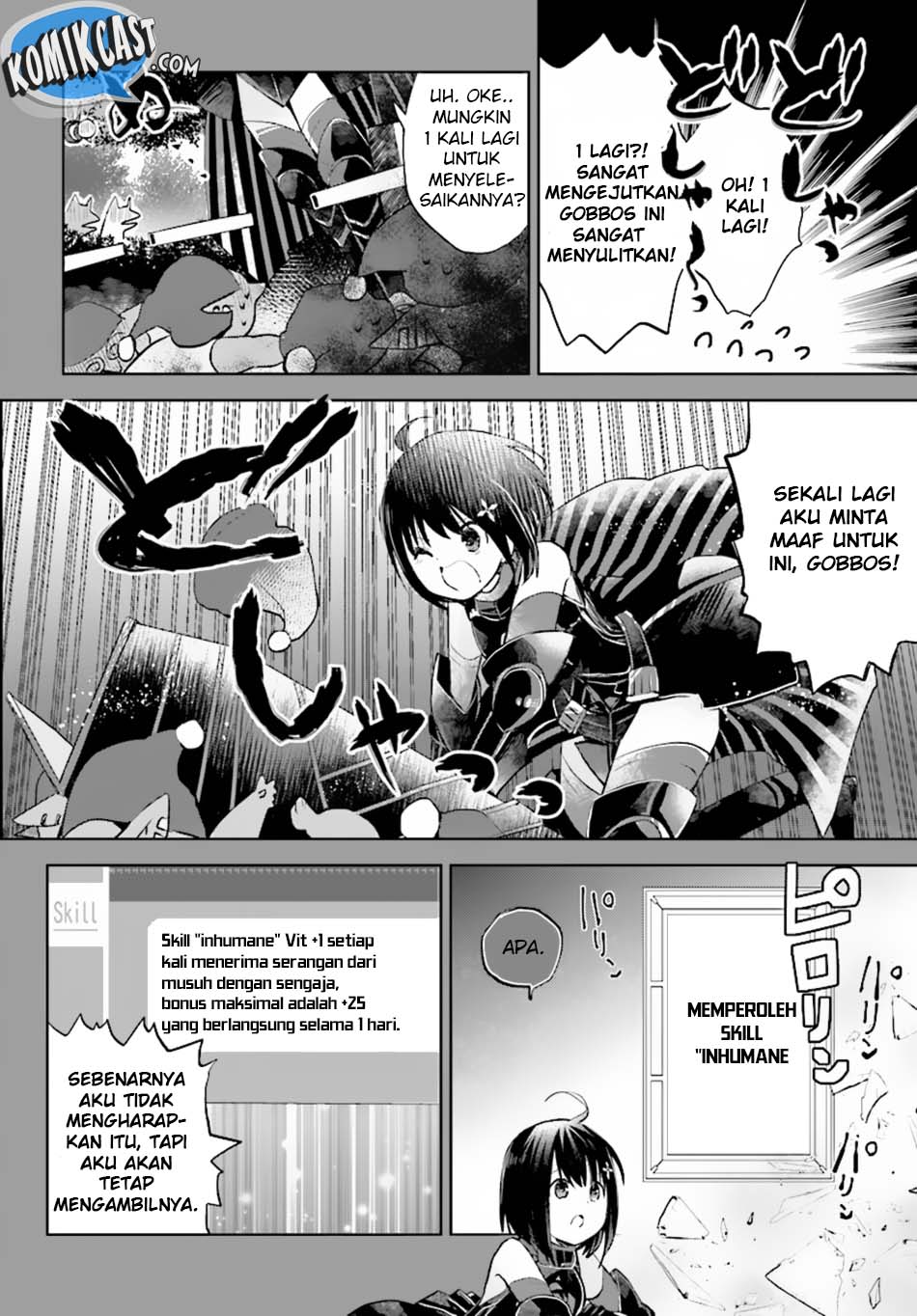 Itai no wa Iya nanode Bougyo-Ryoku ni Kyokufuri Shitai to Omoimasu Chapter 03 Bahasa Indonesia