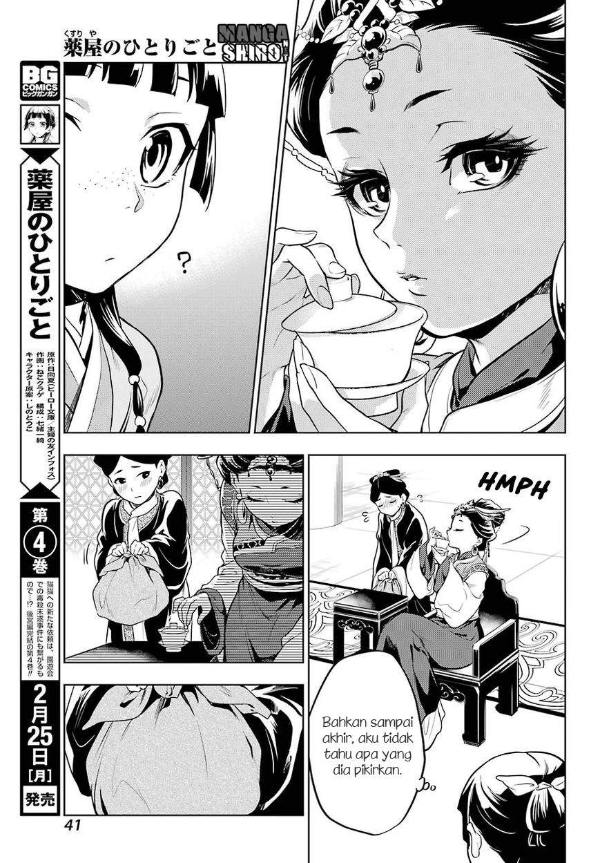 Kusuriya no Hitorigoto Chapter 23 Bahasa Indonesia