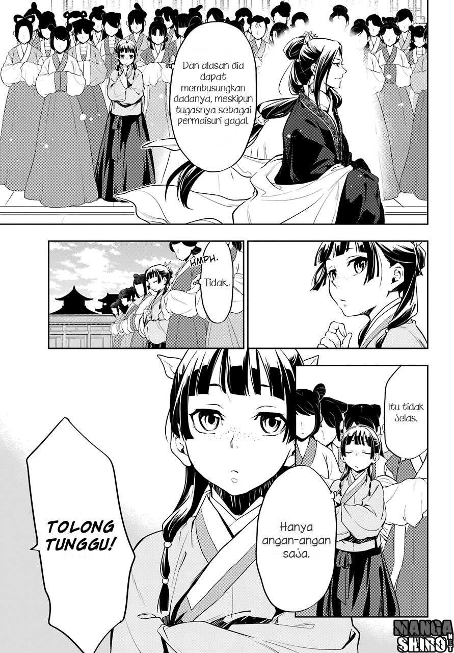 Kusuriya no Hitorigoto Chapter 18 Bahasa Indonesia